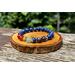 Lapis Lazuli  Chakra Elastic Beaded Bracelet by Rock My Zen